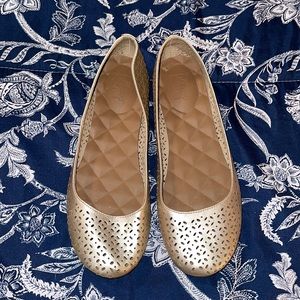 Jellypop gold flats